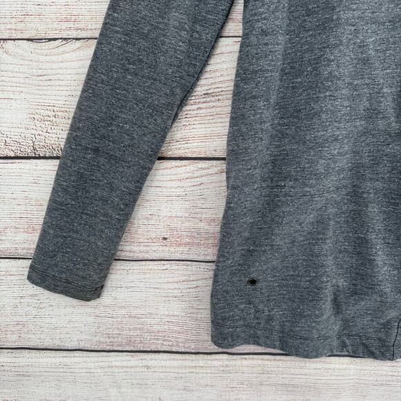 Lululemon That's a Wrap Sweater Womens 4 Heathered Gray Athleisure - Picture 7 of 13